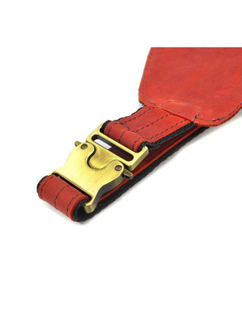 Шкіряна сумка на пояс бананка LIMARY Lim-035RR червона No Brand (329445009)