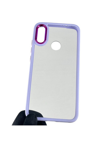 Чохол для Redmi Note 7 Pro з кольоровими високими бортами на редмі нот 7 про бузковий Xiaomi (366021171)