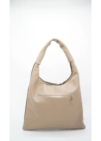 Сумка хобо шопер на блискавці шкіряний коричневий 1787 40-140 ARTiS Bags Сумка (360485287)