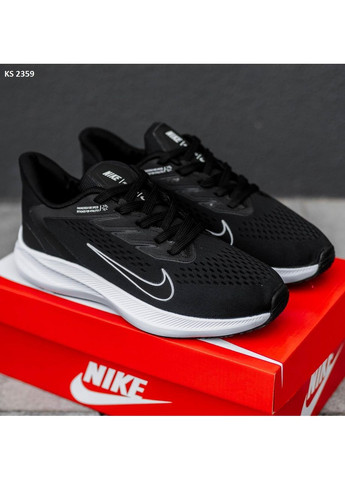 КРОСІВКИ ЖІНОЧІ NIKE AIR ZOOM BLACK WHITE НАЙК АІР ЗУМ No Brand чорні демісезони (367175232)