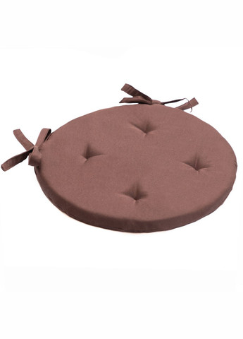 Подушка для стула Ø 30х3 см коричневый No Brand (324830273)