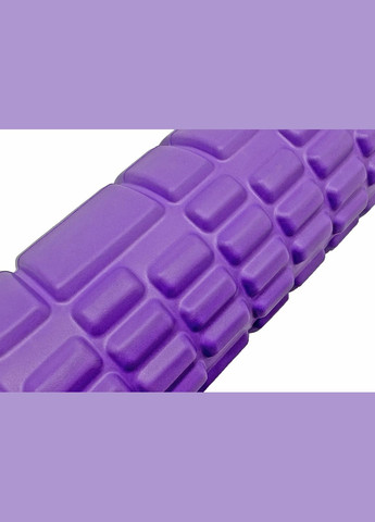 Масажний ролер Grid Roller Mini 30 см фіолетовий EasyFit (340273556)