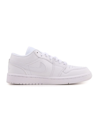 Белые демисезонные кроссовки мужские nike air jordan retro 1 low full white найк аир джордан No Brand