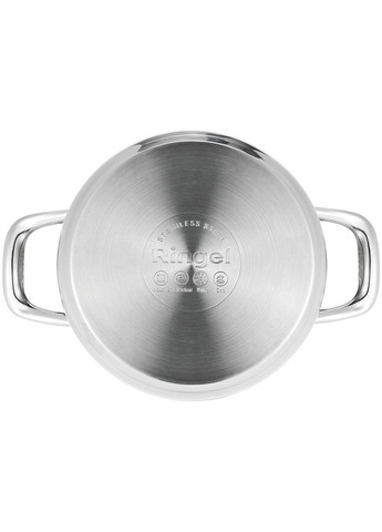 Каструля Grey line 20 см (3.2л) з кришкою нерж (RG-2022-20) Ringel (365278635)