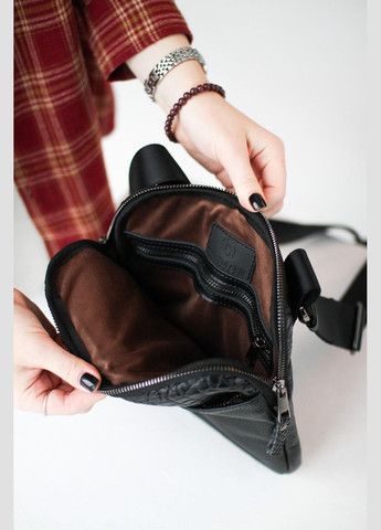 Сумка-мессенджер из натуральной кожи, через плечо мужская Karter (черная) EX-013 SKILL сумка (347628844)