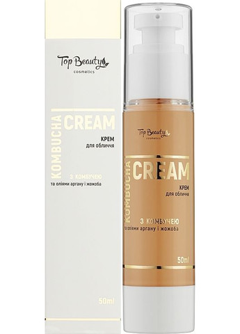 Крем для лица с экстрактом для увлажнения комбучи Kombucha Cream 50ml (1309929-167186) Top Beauty (368611558)
