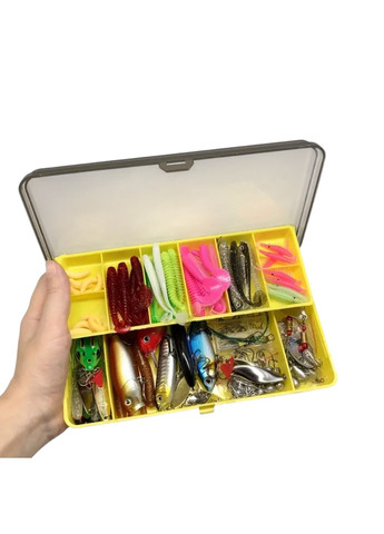 Набір рибальських приманок джигаö на щуку судака окуня силіконові приманки Джиг-головка No Brand (361224109)