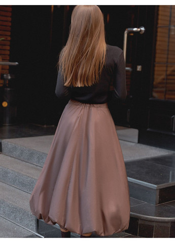 Спідниця напівкльош з підкладкою осіння жіноча з плащівки Seventeen (366032008)