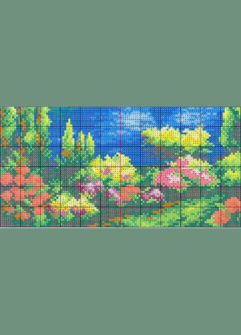 Набір для вишивання за нанесеною на канву схемою "Beautiful view".AIDA 14CT printed, 29*36 см Joy Sunday (313614681)