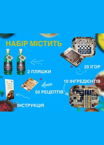 Крафтовий набір для створення настоянок із привітанням для тестя, пакет No Brand (322578407)