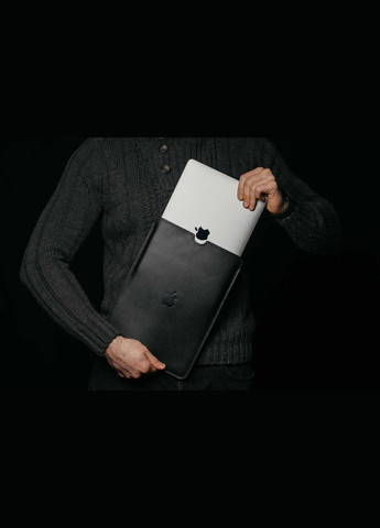 Шкіряний чохол для MacBook FlatCase Чорний 16 Skin and Skin (290850383)