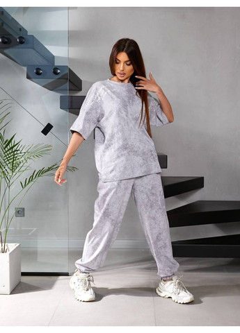 Костюм (футболка, штани), колір Сірий No Brand (361120304)