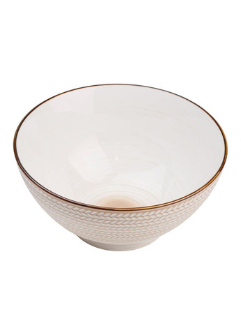 Тарілка глибока кругла порцелянова 20.5 см біла HP23385 TS Kitchen (370801863)