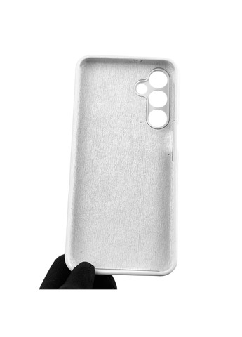 Чохол для Galaxy A16 (SM-A165) силіконовий з мікрофіброю нековзний на самсунг а16 білий Samsung (366390310)