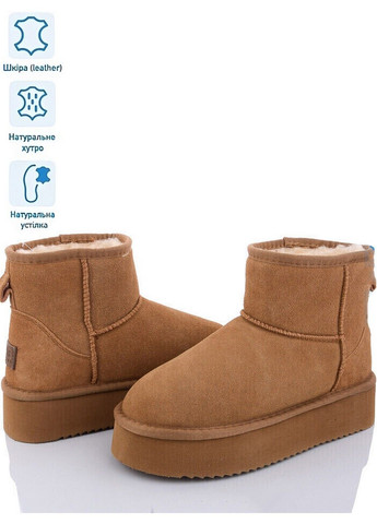 Замшеві уггі на овчині AN805-16 ITTS (302005334)