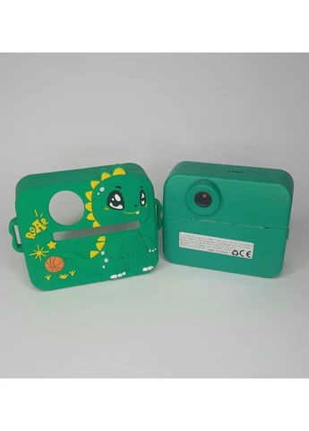 Детский фотоаппарат с моментальной печатью A-100 Dragon Green No Brand (325701655)
