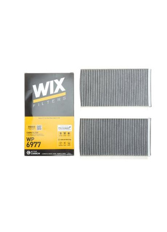 Фильтр салона угольный (2шт.) (пр-во WIX-Filtron) WP6977 WIX Filters (366188545)