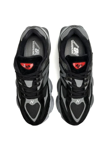 Серые демисезонные кроссовки мужские ORIGINAL 9060 Black Grey