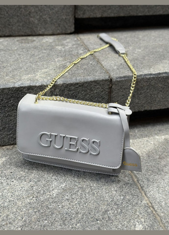 Жіноча сумка Guess крос-боді сіра No Brand (298730321)