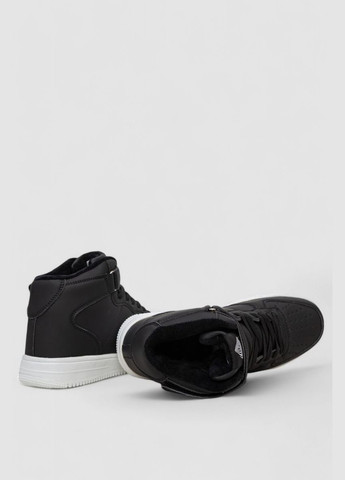 Чорно-білі Зимовий кросівки чоловічі зимові на хутрі Paliament 248RH1020