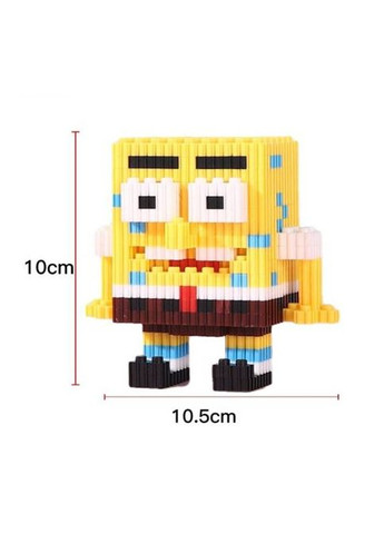 Детский 3D конструктор Губка Боб 726 деталей 10 см BB (360867044)