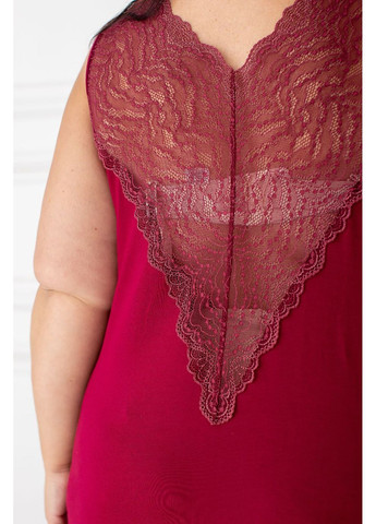 Нічна сорочка батал Нм1220 Марсала MiaNaGreen (366432387)