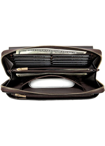 Мужской клатч-барсетка с ремешком для руки на молнии с карманами черный (sku_14654) No Brand (329901809)