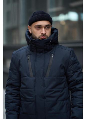 Синя зимня куртка зимова чоловіча Vakko