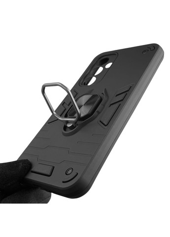 Чохол для телефона Galaxy A54 5G (SM-A546E) броньований з магнітним кільцем-тримачем на самсунг а54 5г чорний Samsung (366229914)