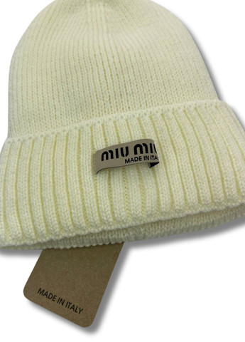 Жіноча зимова шапка на флісі - МіуМіу / MiuMiu No Brand Шапка жіноча (364103400)