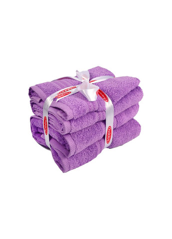 Набір рушників RAINBOW Lila фіолетовий 30*50+50*90+70*140 (3шт.) 500г/м2 Hobby фіолетовий