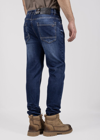 Синие демисезонные мом фит джинсы мужские 344771 Power