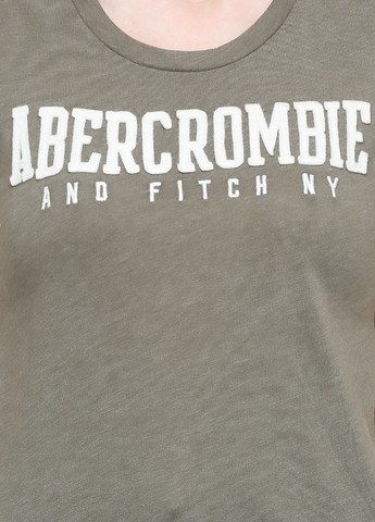 Оливковая летняя футболка af7533w Abercrombie & Fitch