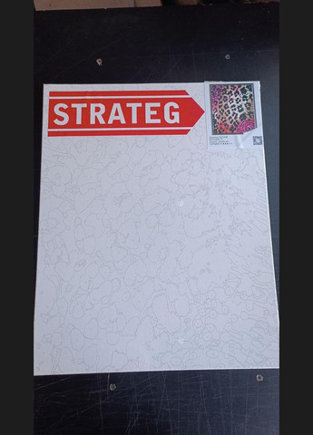 Картины по номерам Набор для росписи на холсте Розовые цветы Живопись по номерам 40x50 с золотой краской GS1450 Strateg (308988950)