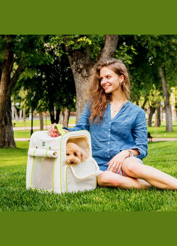 Рюкзак-переноска для кошек и мелких пород собак Relax Eco, 42х34х27 см, до 8 кг WAUDOG (339703186)