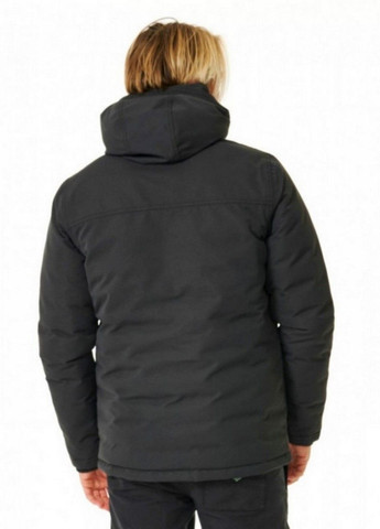 Черная зимняя мужская утепленная куртка anti series swc overtime 008mja-8264 Rip Curl