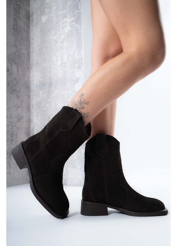 ботинки женские натуральная замша коричневые 346806 Where Uwear из натуральной замши