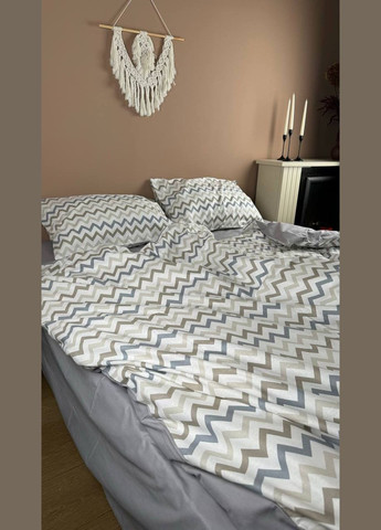 Комплект постельного белья евро Ранфорс 00031 Freshery 0003125 No Brand (346055538)