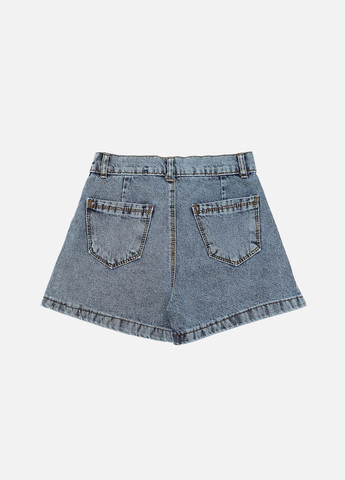 Спідниця-шорти джинсова для дівчинки колір блакитний CB-00275626 Sercino (330259457)