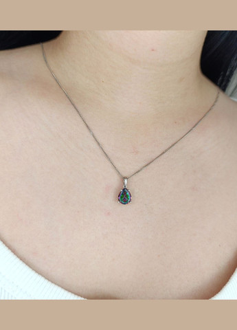 Срібний кулон з містик топазом П349/С-мт No Brand Підвіска (341319974)