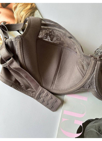 Коричневый коричневый бюстгальтер g мягкая чашка полупоролон Lanny Mode