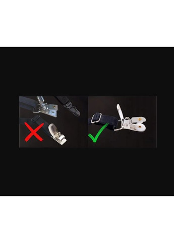 Підтяжки для фіксації сорочки Чорні (0026) No Brand (351366397)