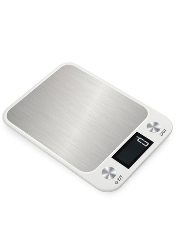 Ваги кухонні електронні Zally Premium CX - 15 кг з батарейками Білі No Brand (302974812)