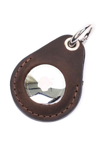 Надійний брелок-тримач для Apple AirTag із натуральної шкіри 11615 Коричневий Grande Pelle (329151690)