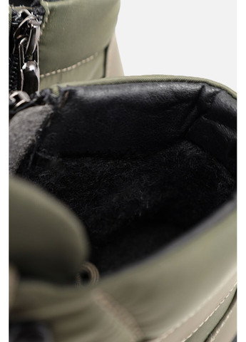 Хаки зимние ботинки мужские цвет хаки цб-00275511 Yuki