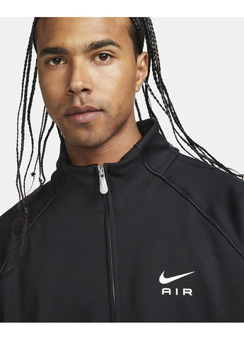 Чорна демісезонна бомбер чоловічий air men's poly-knit jacket (dq4221-010) Nike