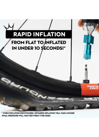 Насос Holeshot CO2 Tyre Inflator, MTB 25g, Slate Peaty's (362946604)