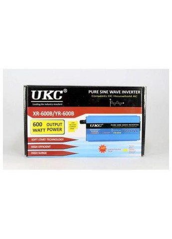Инвертор преобразователь чистая синусоида AC/DC sine 600вт 12V до 1200 Вт 220w алюминиевый корпус UKC (370639667)