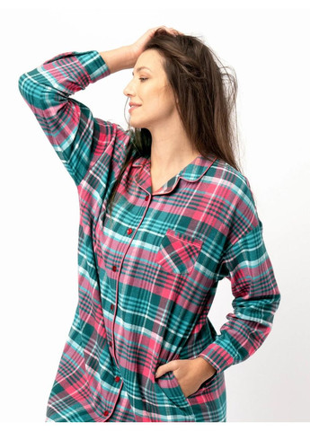 Фланелевая ночная рубашка женская LND 419 Key (367955990)