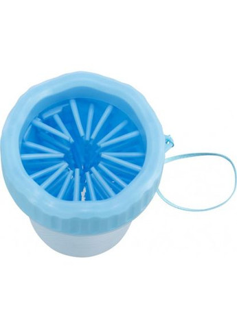 Очисник-щітка для лап для собак, силікон/PP, блакитний, S/M Trixie (340114201)